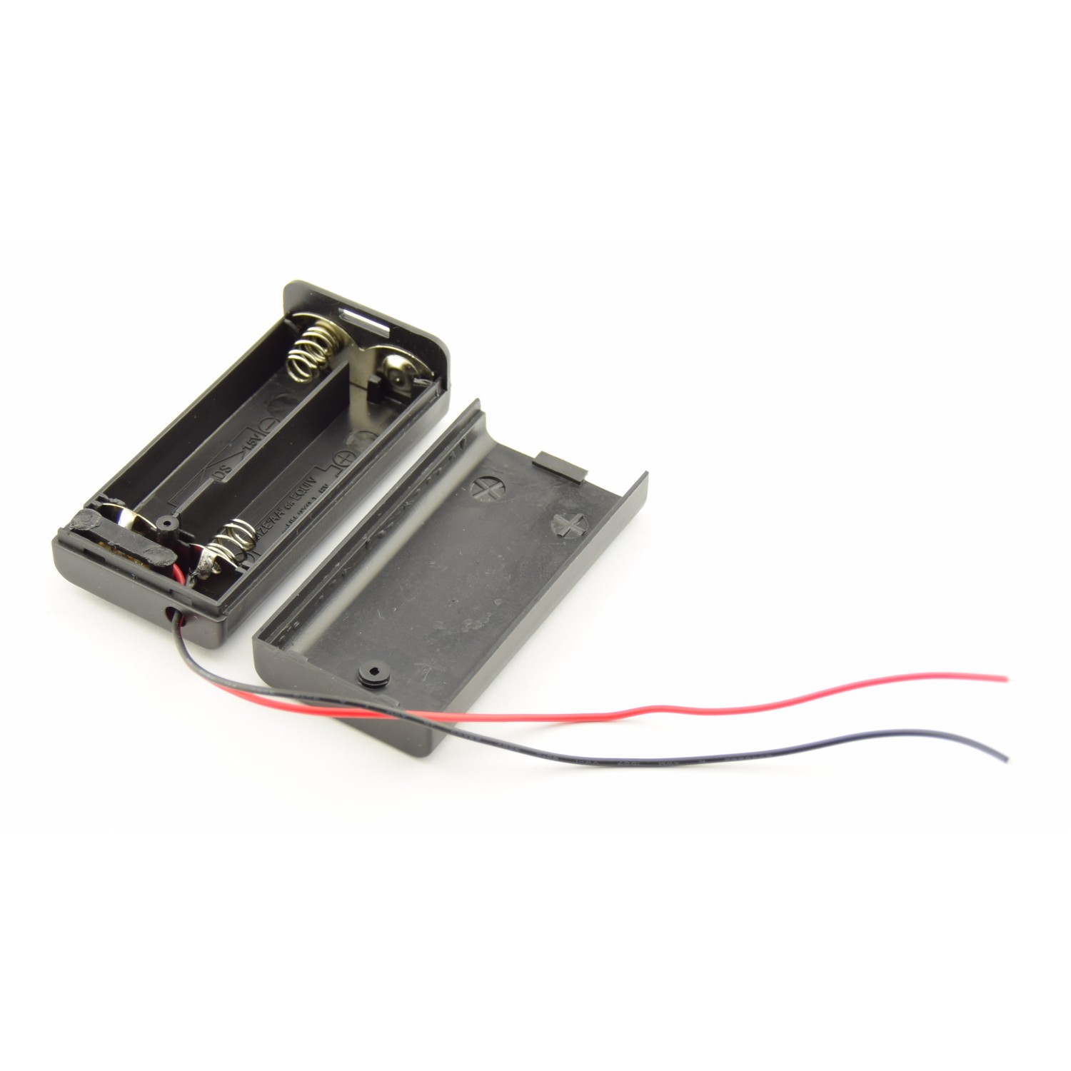 2x AA Battery Box with Loose Wires and Switch 2xAALEADSBOXSWITCH